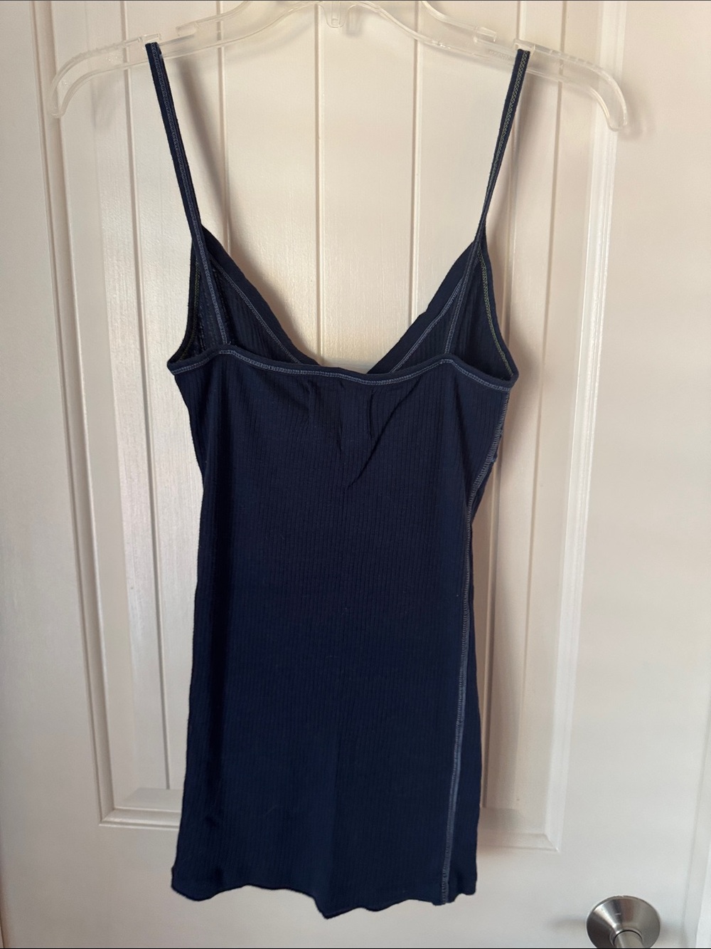 Abercrombie & Fitch Navy Ribbed Cami Tank top - Picture 4 of 5